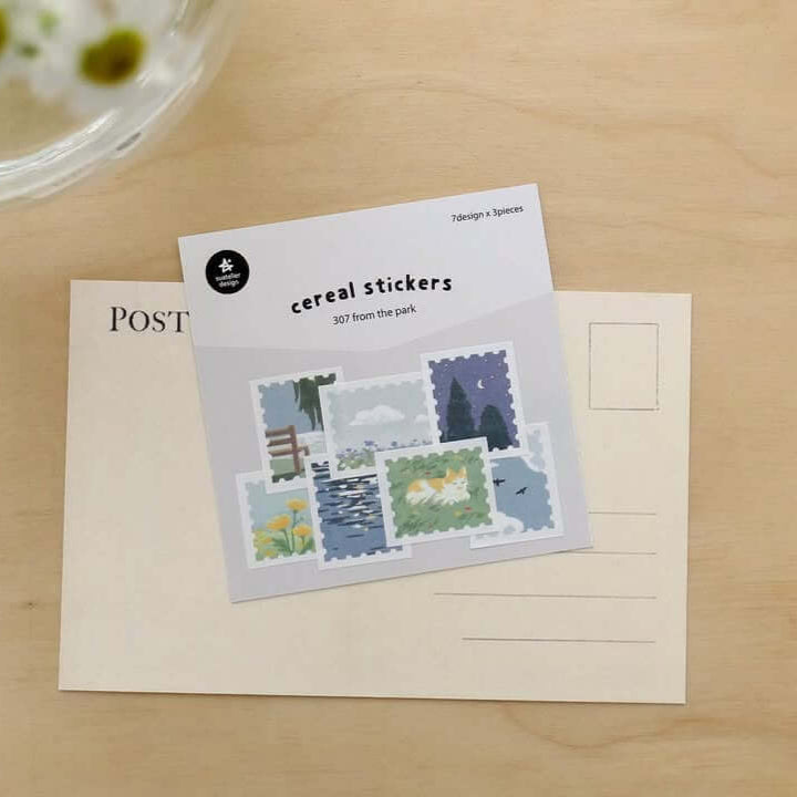 Suatelier Cereal Stickers - from the park