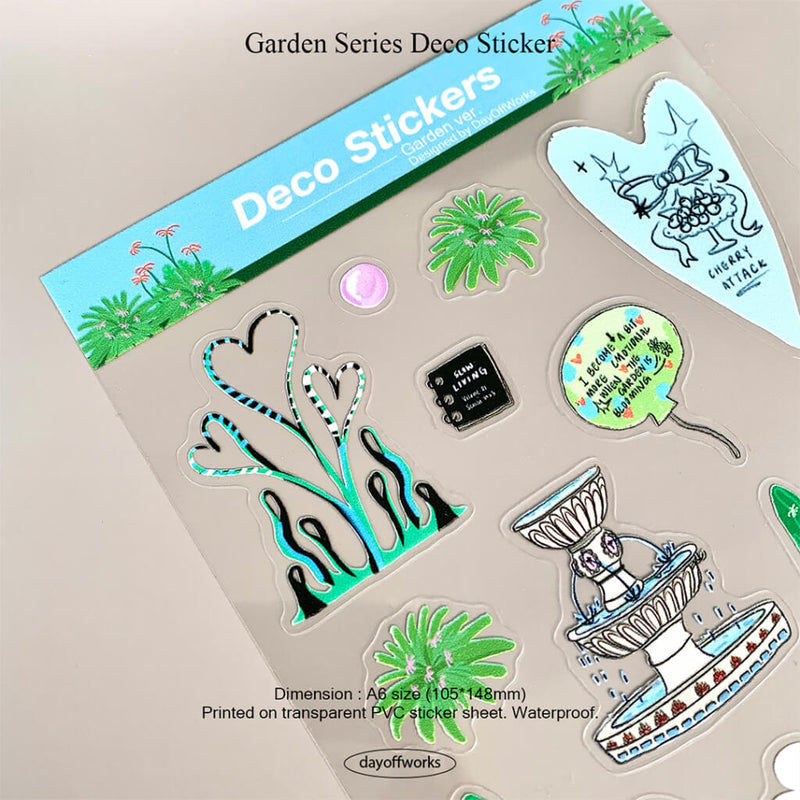 Day Off Works Sticker - Garden