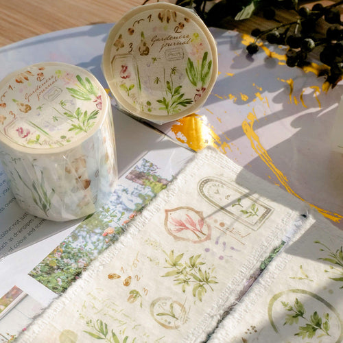 Meow Illustration Washi Tape - Gardeners Journal