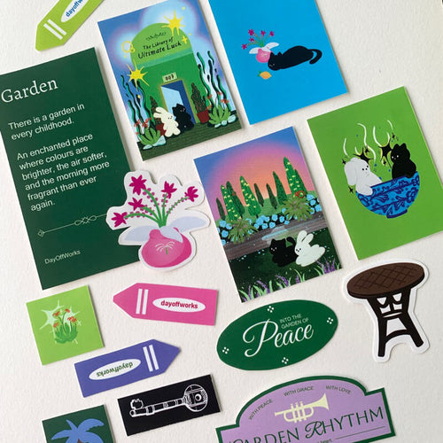 Day Off Works Sticker Pack - Garden