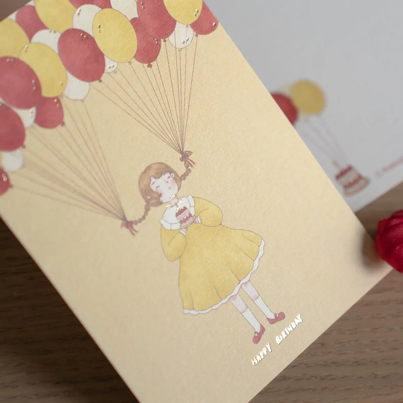 shō Little Happiness Postcard - Happy Birthday