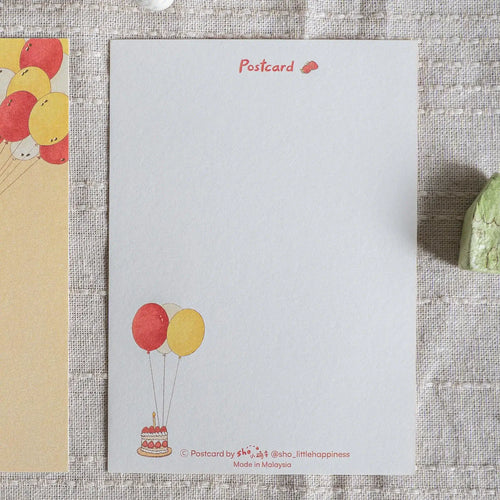 shō Little Happiness Postcard - Happy Birthday