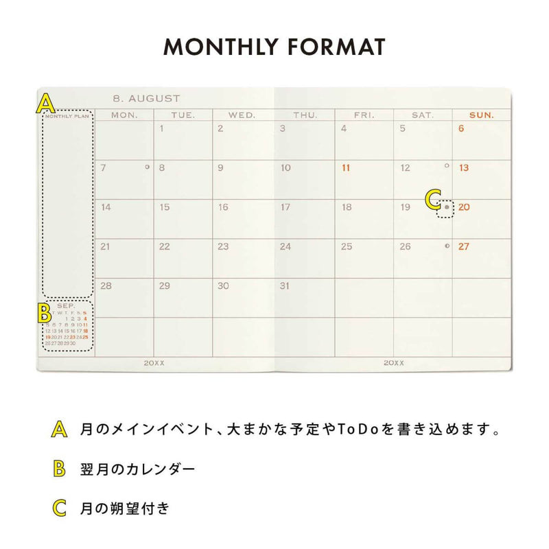 Hightide My Diary: Square Vertical Weekly Diary 2025