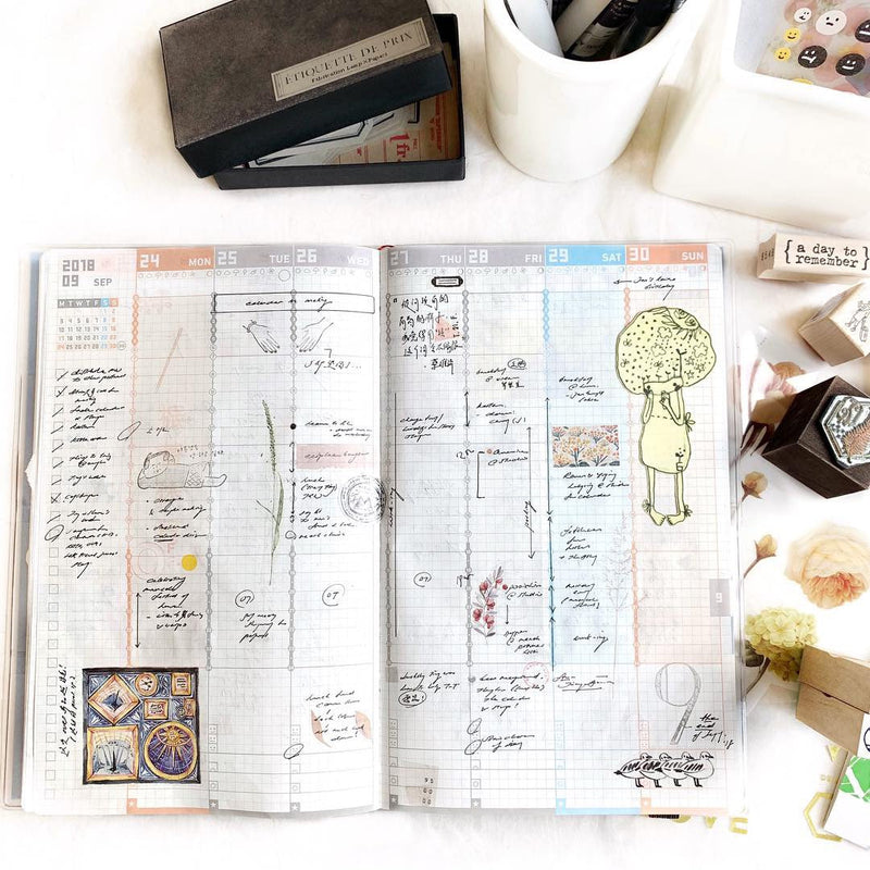 Kokuyo Jibun Techo 2025 (3-in-1) Planner Kit