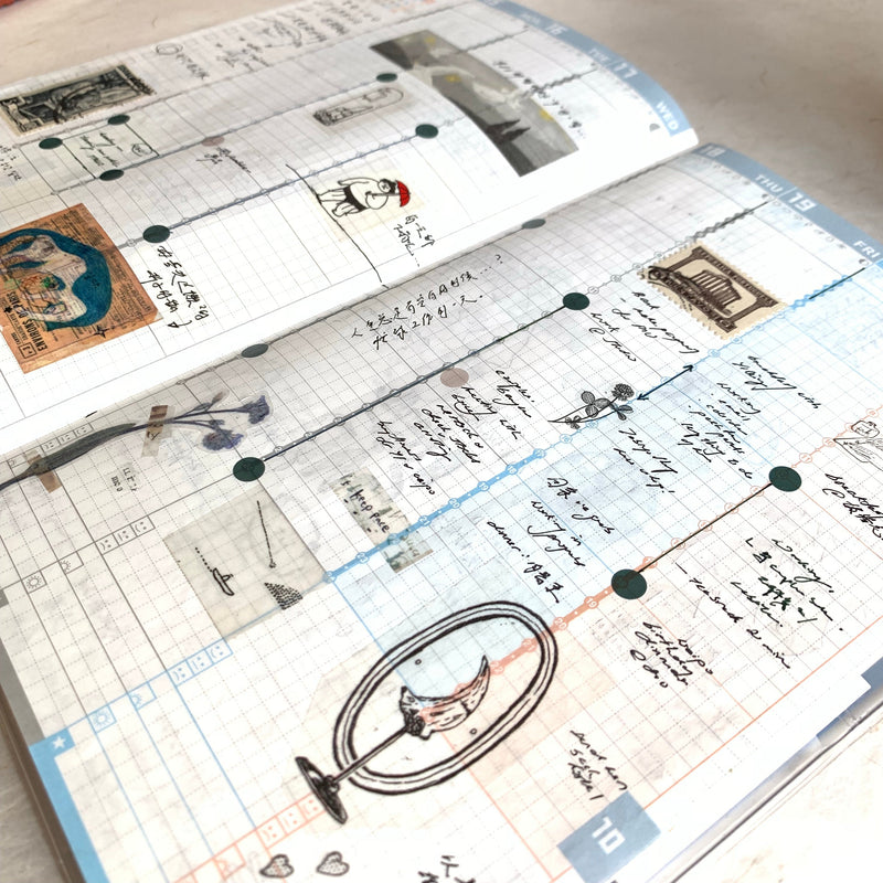 Kokuyo Jibun Techo 2025 (3-in-1) Planner Kit