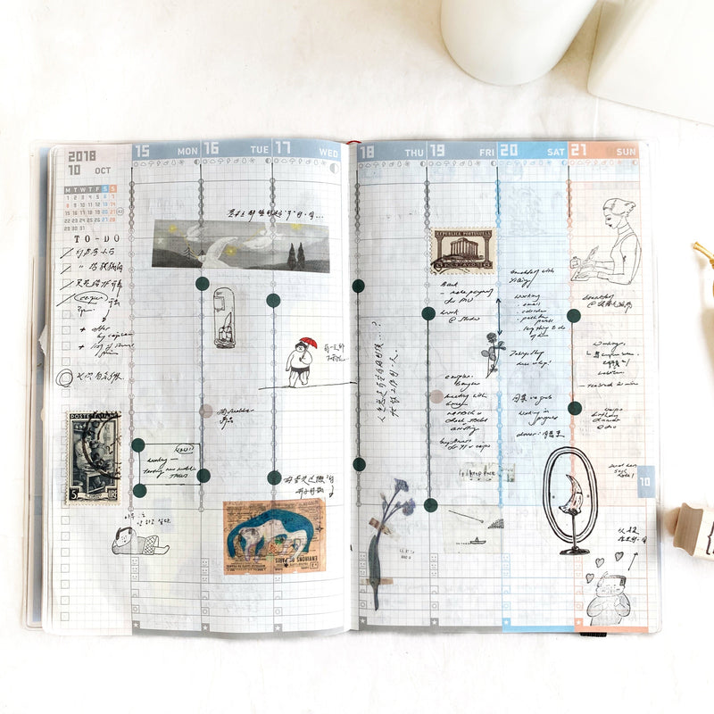 Kokuyo Jibun Techo 2025 (3-in-1) Planner Kit