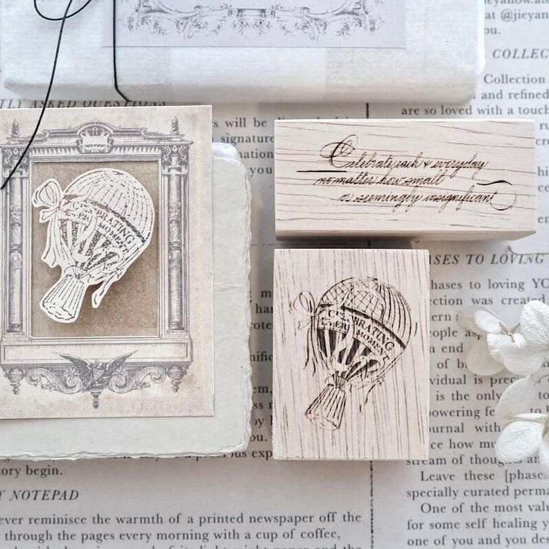 som x Jieyanow Atelier Rubber Stamp: Celebrating Small Wins aka Dessert Time