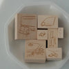 Journey Begins Rubber Stamp