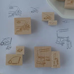 Journey Begins Rubber Stamp