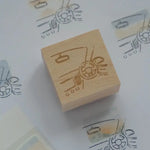 Journey Begins Rubber Stamp