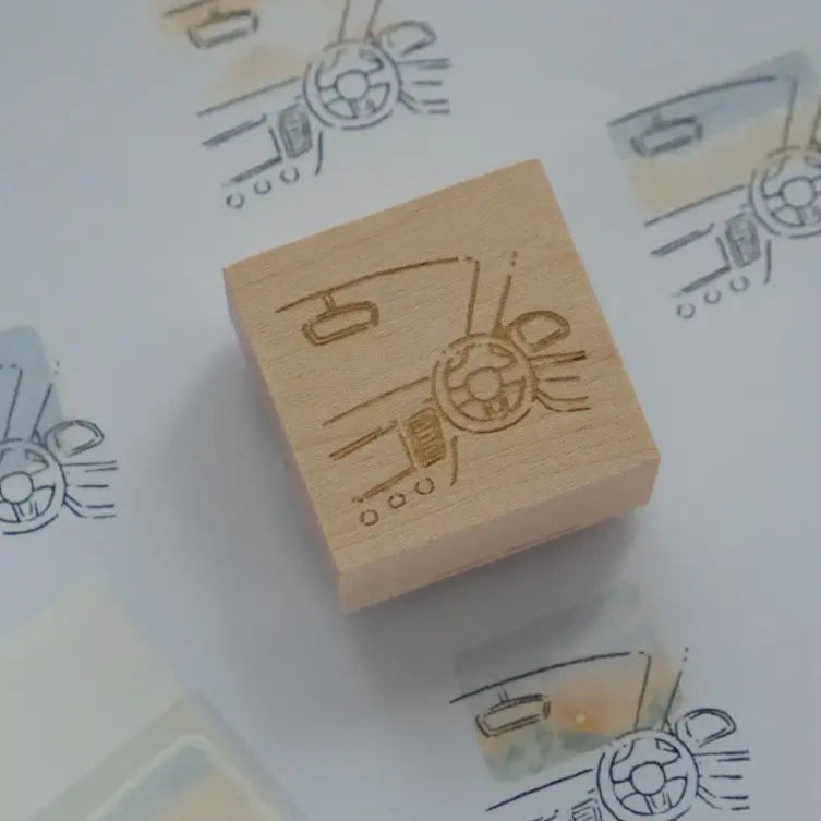 Journey Begins Rubber Stamp