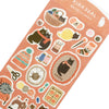 Furukawashiko Kira Seal Sticker - Yarn and Cat