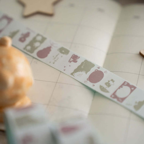 shō Little Happiness Sticker Label - Kuma