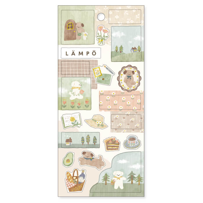 Lampo Sticker - Late Afternoon with Inu