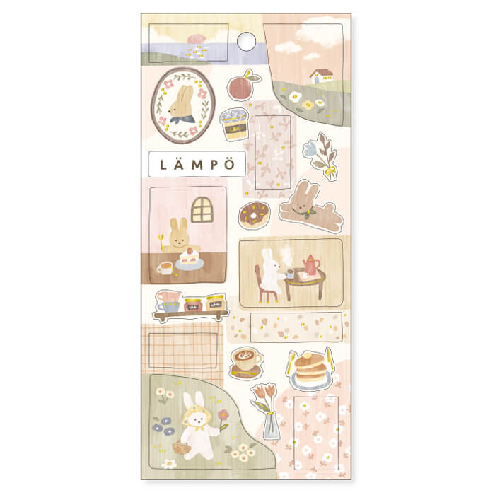 Lampo Sticker - Rabbit and Sunset