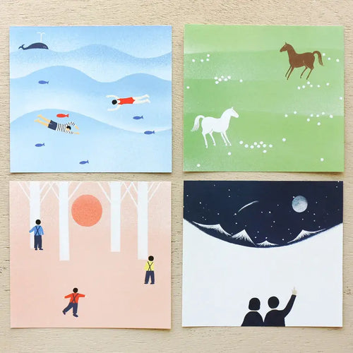 Nishi Shuku Memo Block - LAND SCAPE
