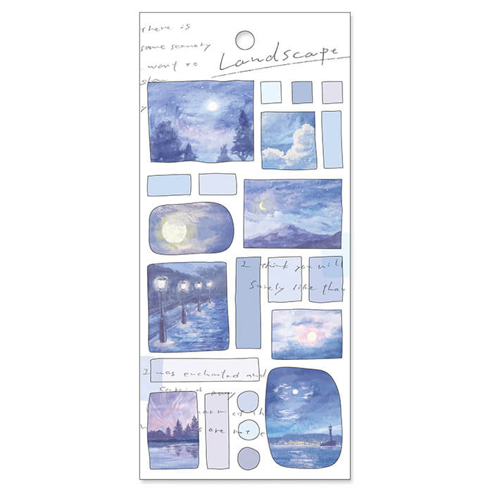 Landscape Sticker - Moonlight