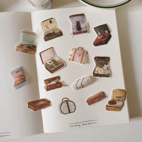 Yeoncharm Washi Tape - Leather Suitcase