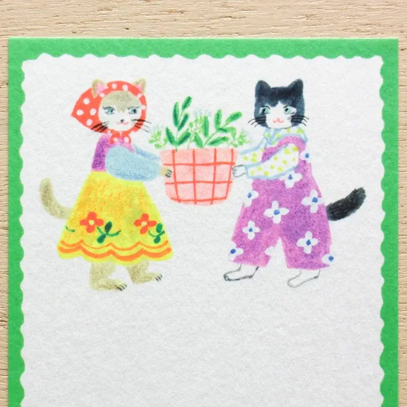 Aiko Fukawa Memo Pad - Jardin (Garden)