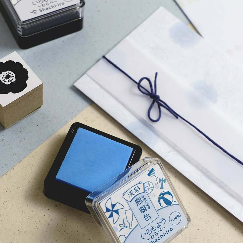 Shachihata Iromoyo Warabe Mini Ink Pad - Pale Colour