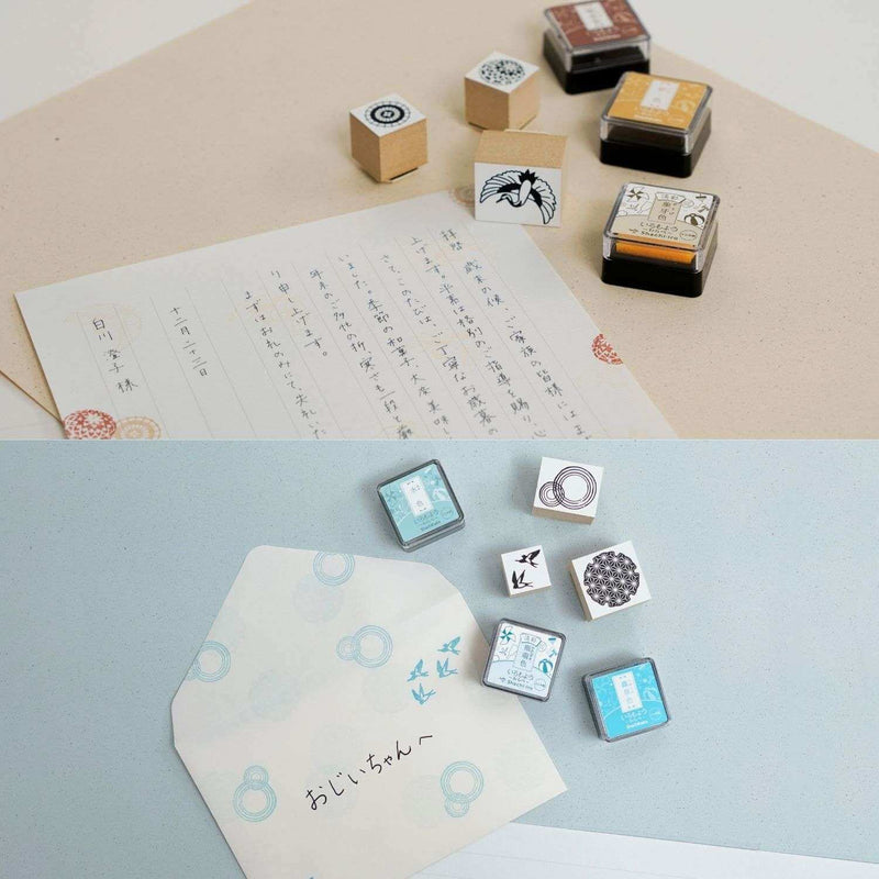 Shachihata Iromoyo Warabe Mini Ink Pad - Pale Colour