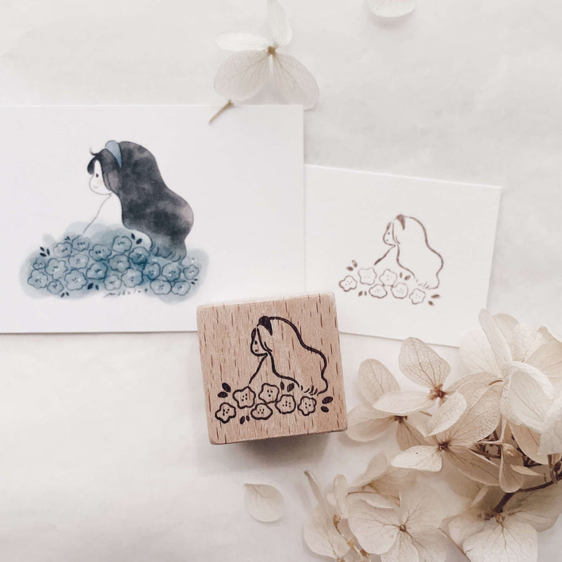 msbulat Rubber Stamp - Look for a garden of joy