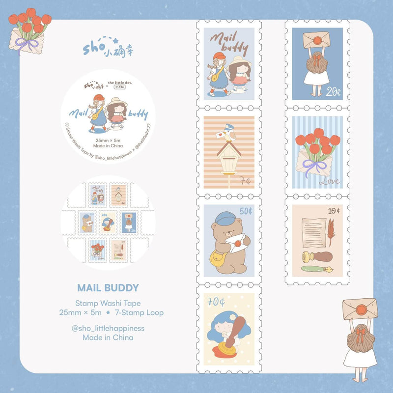 shō Little Happiness Washi Tape - Mail Buddy