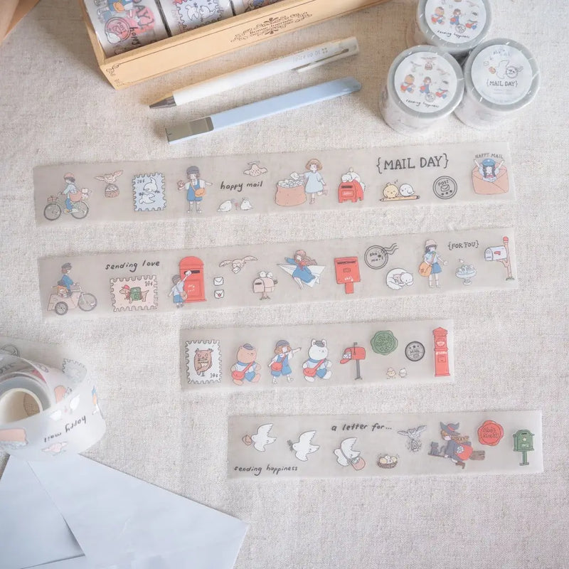 shō Little Happiness Die-Cut PET Tape - Mail Day