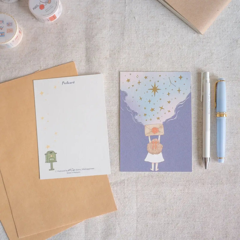 shō Little Happiness Postcard - Mail Magic