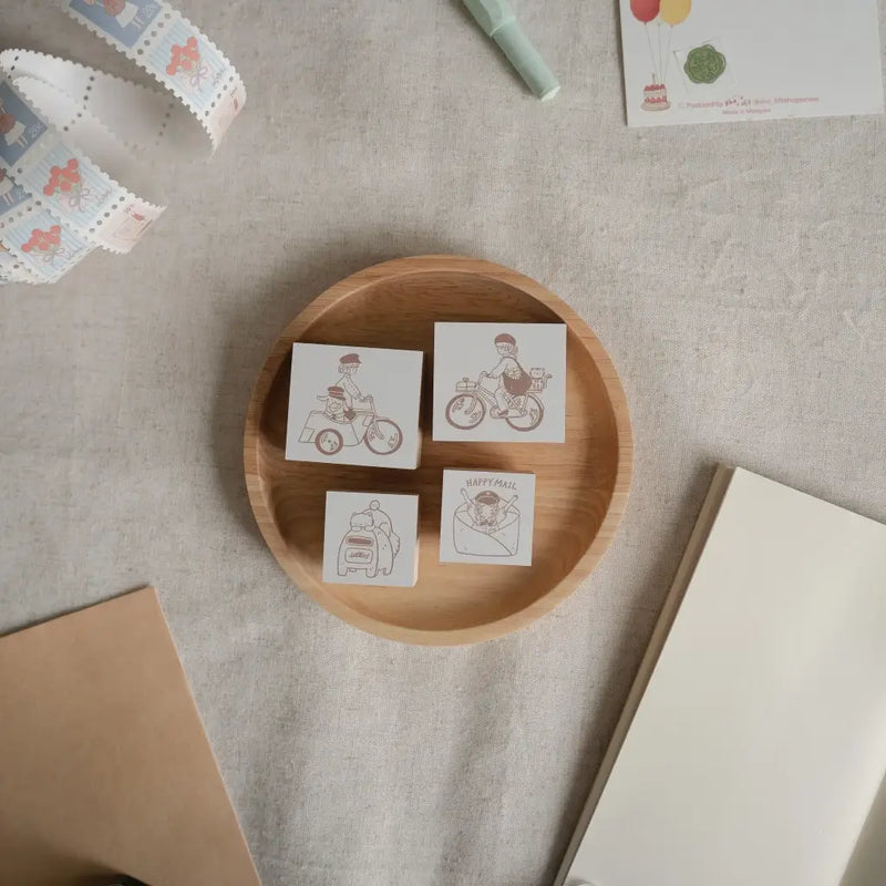 shō Little Happiness Rubber Stamp - Mail Day