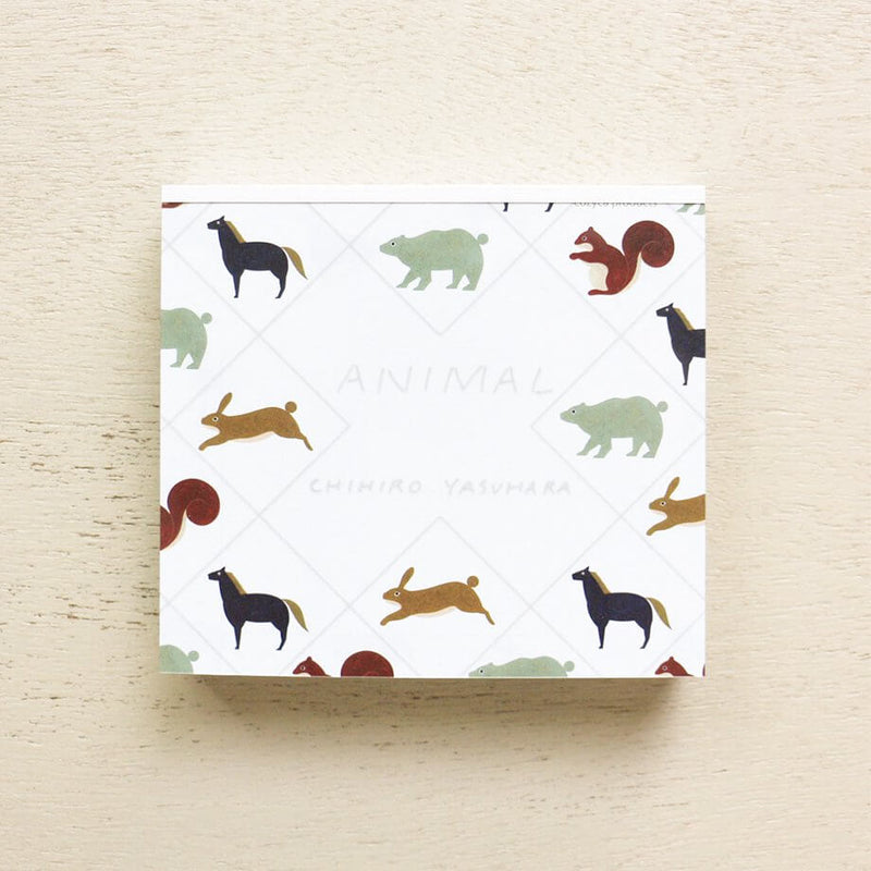 Chihiro Yasuhara Memo Block - Animal