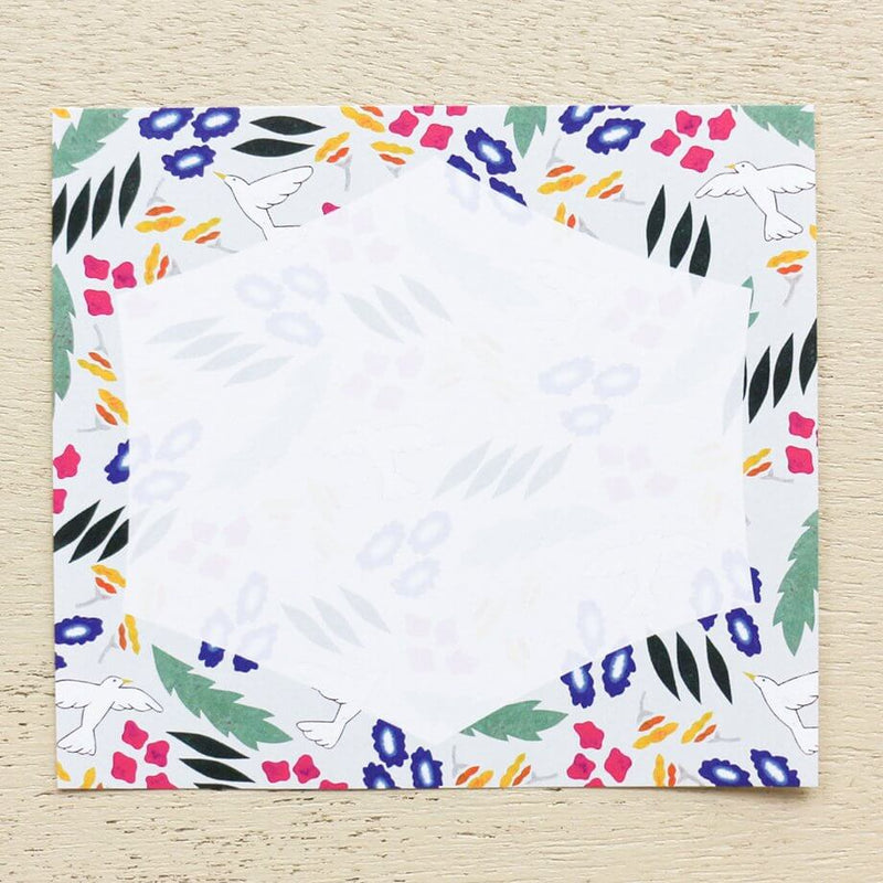 Chihiro Yasuhara Memo Block - Botanical