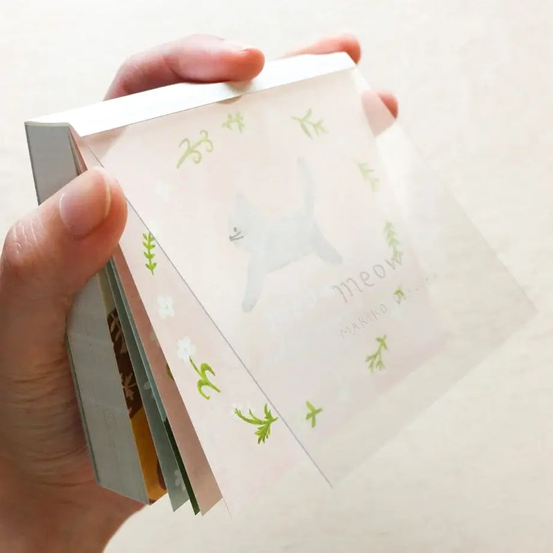 Mariko Fukuoka Memo Block - Meow