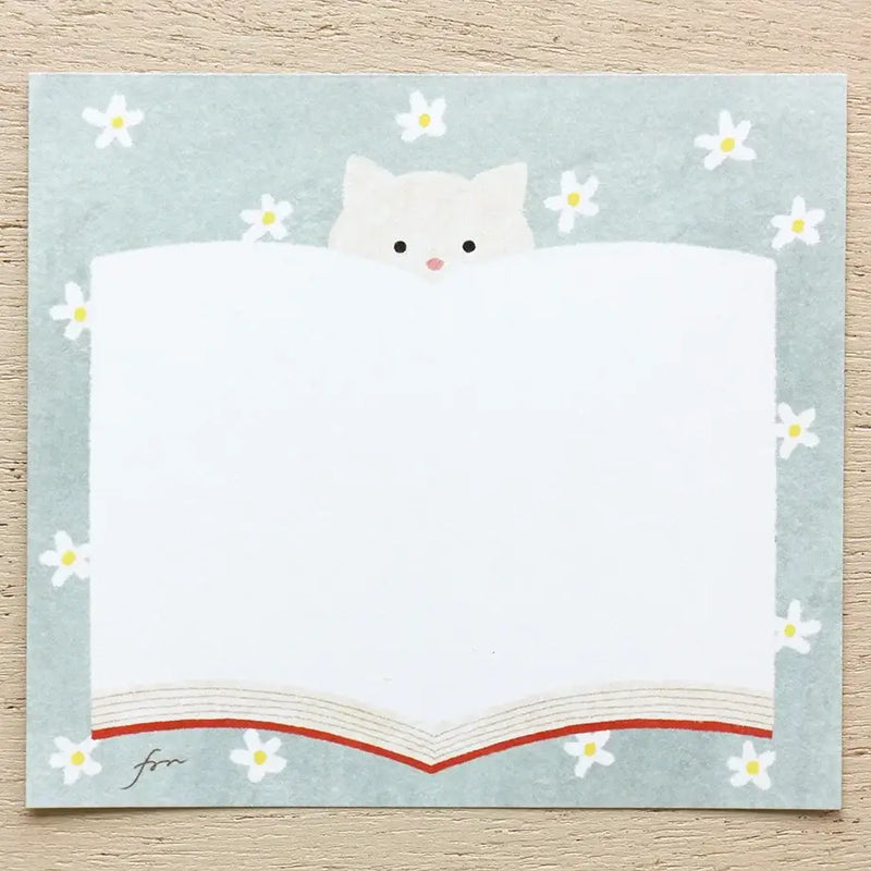 Mariko Fukuoka Memo Block - Meow