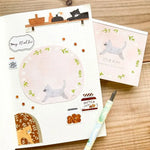 Mariko Fukuoka Memo Block - Meow
