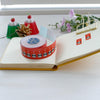 Panda Factory Price Tag Labels // Merikuri Cat (Merry Xmas Cat) (L)