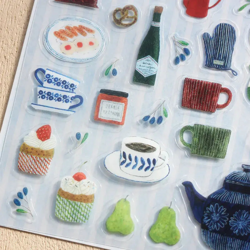 Midori Asano Sticker Sheet - Kitchen