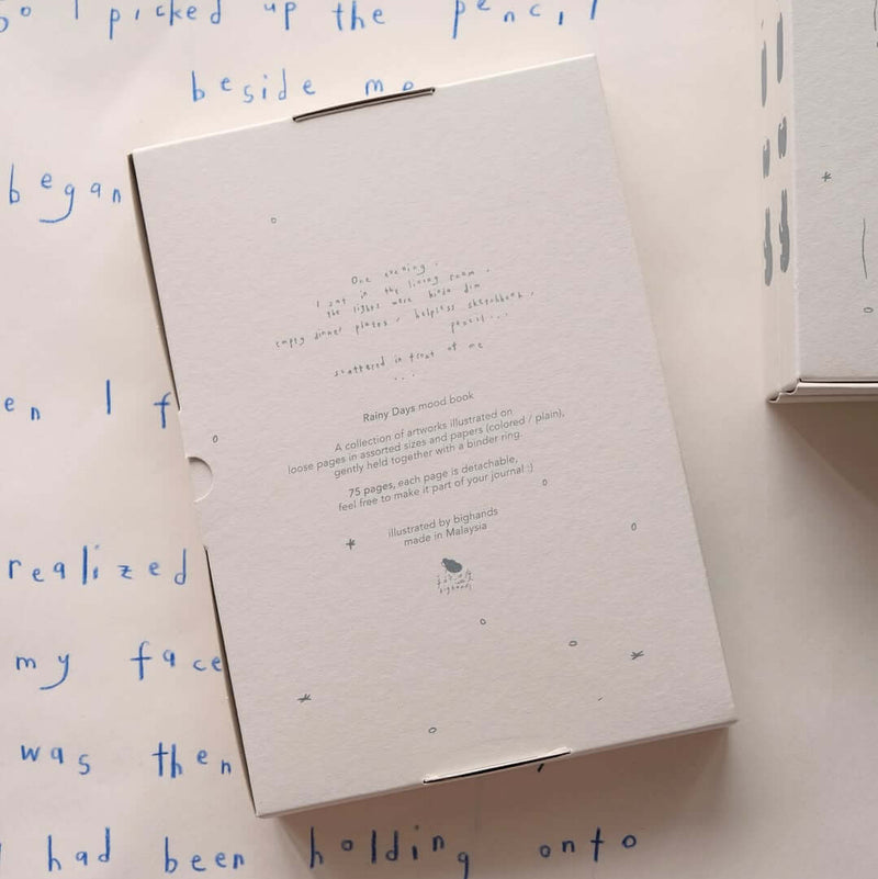 bighands Mood Notebook: Rainy Days [Pre-Order]