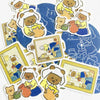 Furukawashiko Sticker Flakes - Museum Animals // Milkmaid