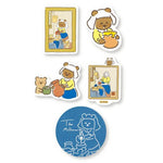 Furukawashiko Sticker Flakes - Museum Animals // Milkmaid