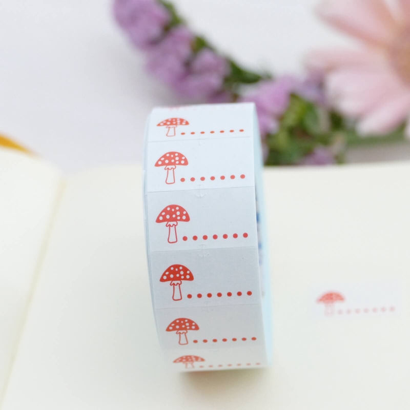 Panda Factory Price Tag Labels // Mushroom