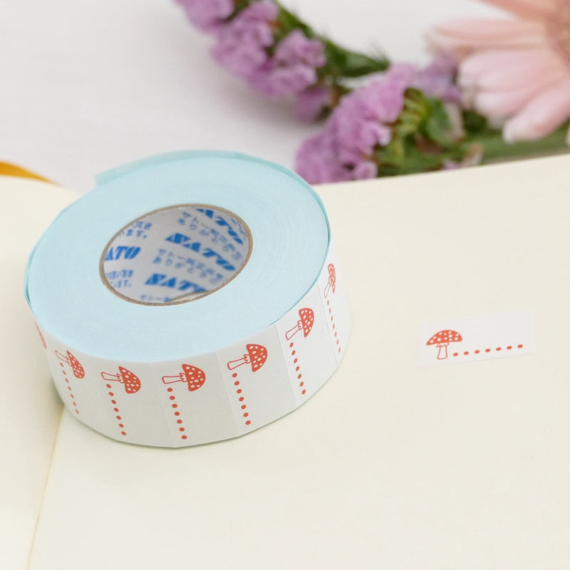 Panda Factory Price Tag Labels // Mushroom