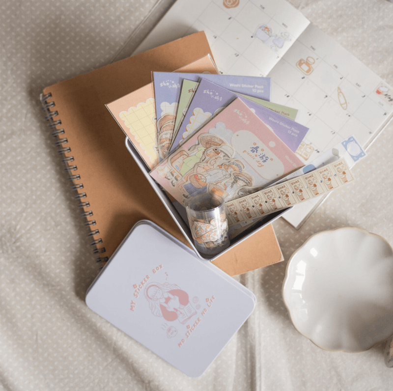 shō Little Happiness Metal Storage Box - My Sticker Box