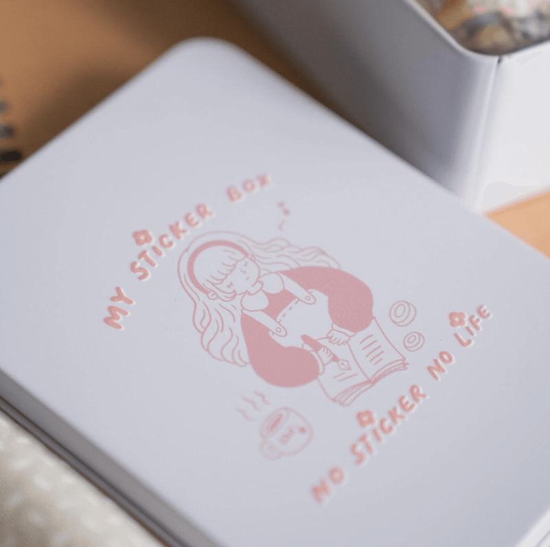 shō Little Happiness Metal Storage Box - My Sticker Box