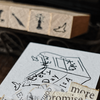 Yamadoro Messages from Life Rubber Stamp - Mini Set