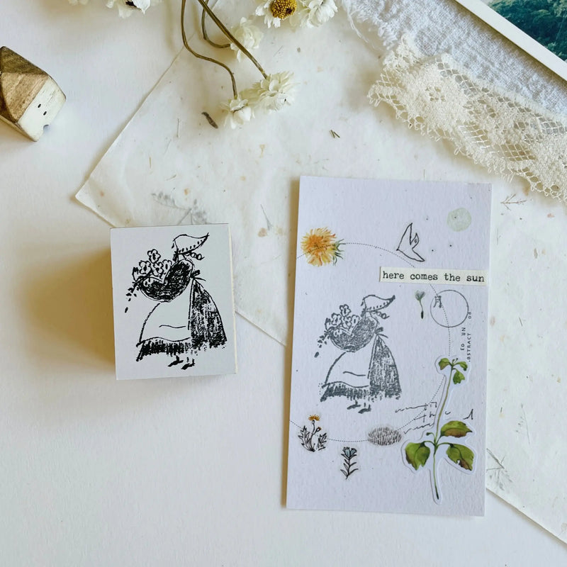 Mitobe Naoko Rubber Stamp - Bouquet
