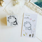 Mitobe Naoko Rubber Stamp - Wreath