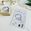 Mitobe Naoko Rubber Stamp - Wreath