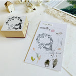 Mitobe Naoko Rubber Stamp - Wreath