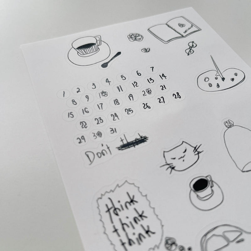 som x noet.co Sticker Sheet: doodles of my day – Sumthings of Mine